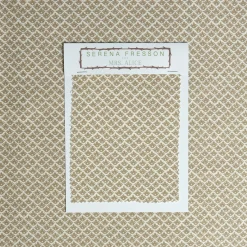 Putty Lotus Flower Fabric