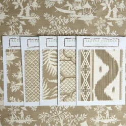 Putty Pagoda Garden Fabric