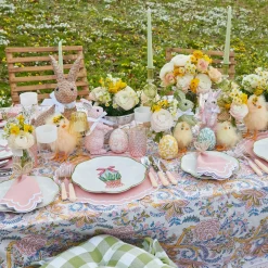 Rattan Bunny Napkin Rings (Set Of 4)