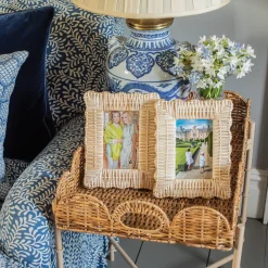 Rattan Photo Frame (Pair)
