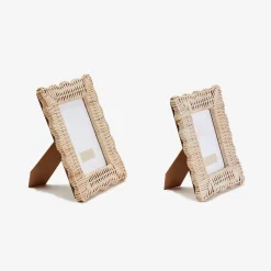 Rattan Photo Frame (Pair)