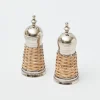 Rattan Salt & Pepper Set