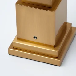 Rechargeable Lamp With Blue Lotus Lampshade