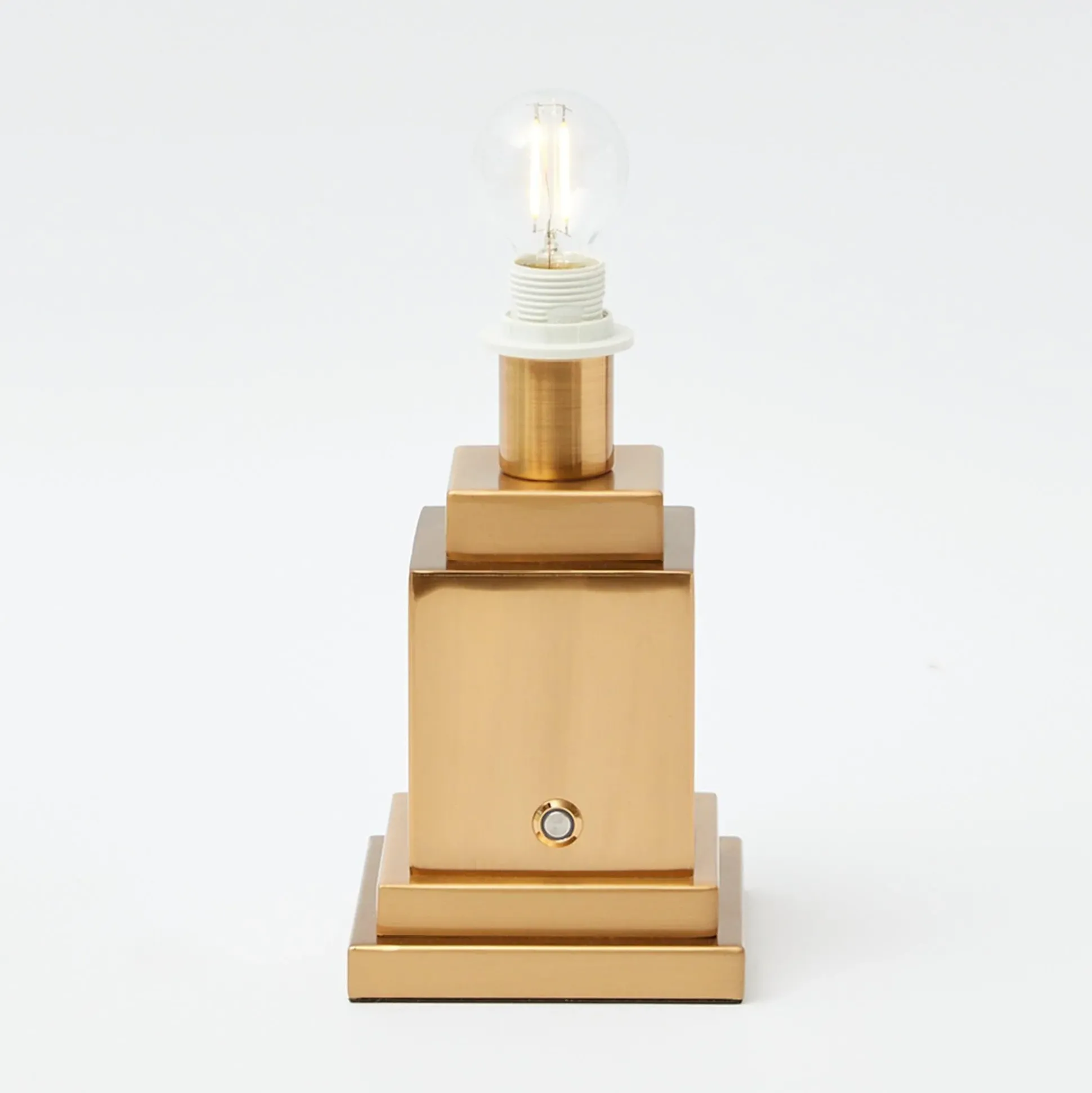 Rechargeable Lamp With Blue Lotus Lampshade