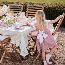 Rose Hobnail Jug With Emerald Handle