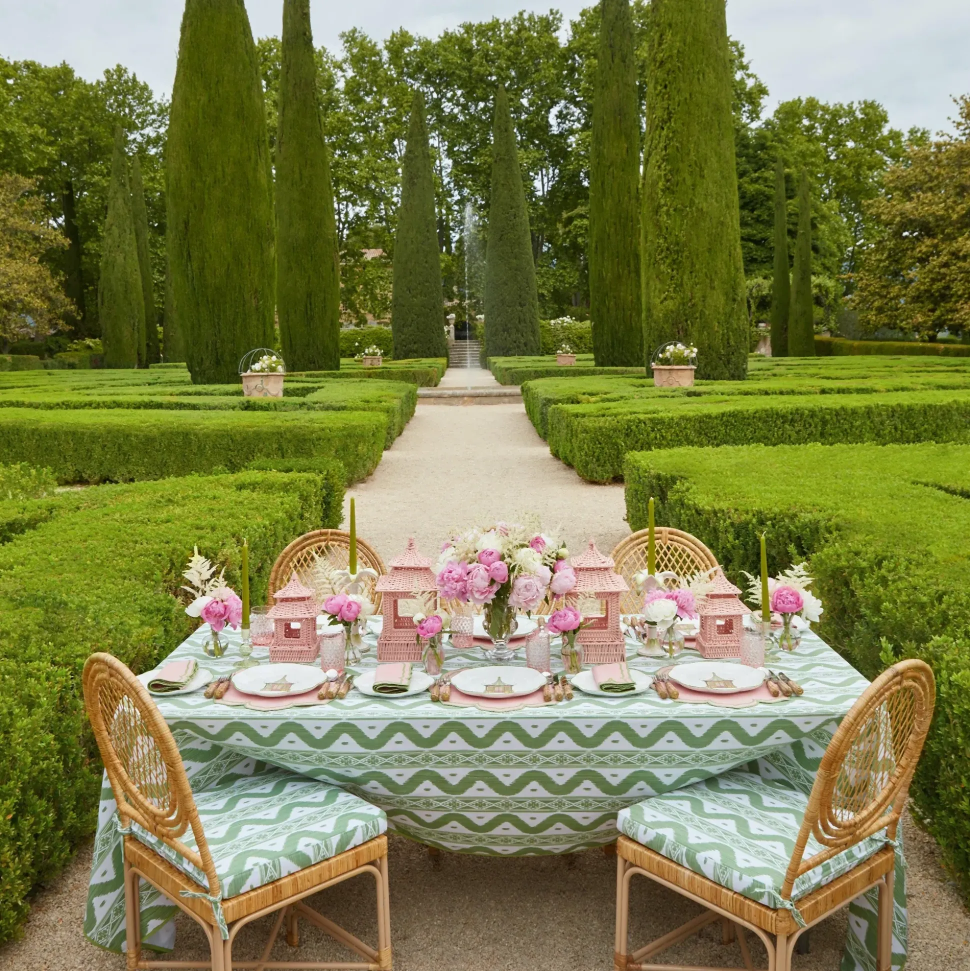 Rose Pink Hobnail Glasses (Set Of 6)