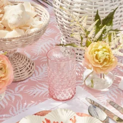 Rose Pink Hobnail Glasses (Set Of 6)