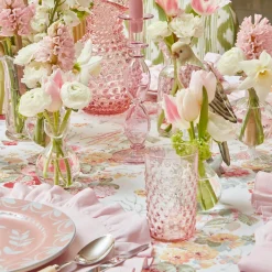 Rose Pink Hobnail Jug