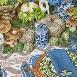 Round Chinoiserie Ginger Jars (Pair)