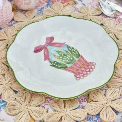 Scalloped Easter Dinner Plate (Set Of 4)
