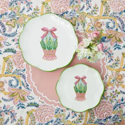 Scalloped Easter Starter Plates (Set Of 4)