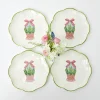 Scalloped Easter Starter Plates (Set Of 4)