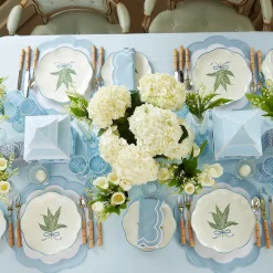 Scalloped Lily Of The Valley Starter Plate (Set Of 4)