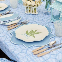 Scalloped Lily Of The Valley Dinner Plate