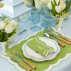 Scalloped Lily Of The Valley Starter Plate (Set Of 4)