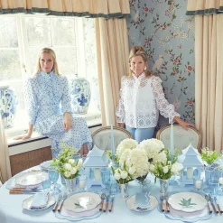 Scalloped Lily Of The Valley Dinner Plate (Set Of 4)