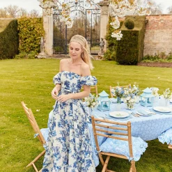 Scalloped Lily Of The Valley Dinner Plate (Set Of 4)