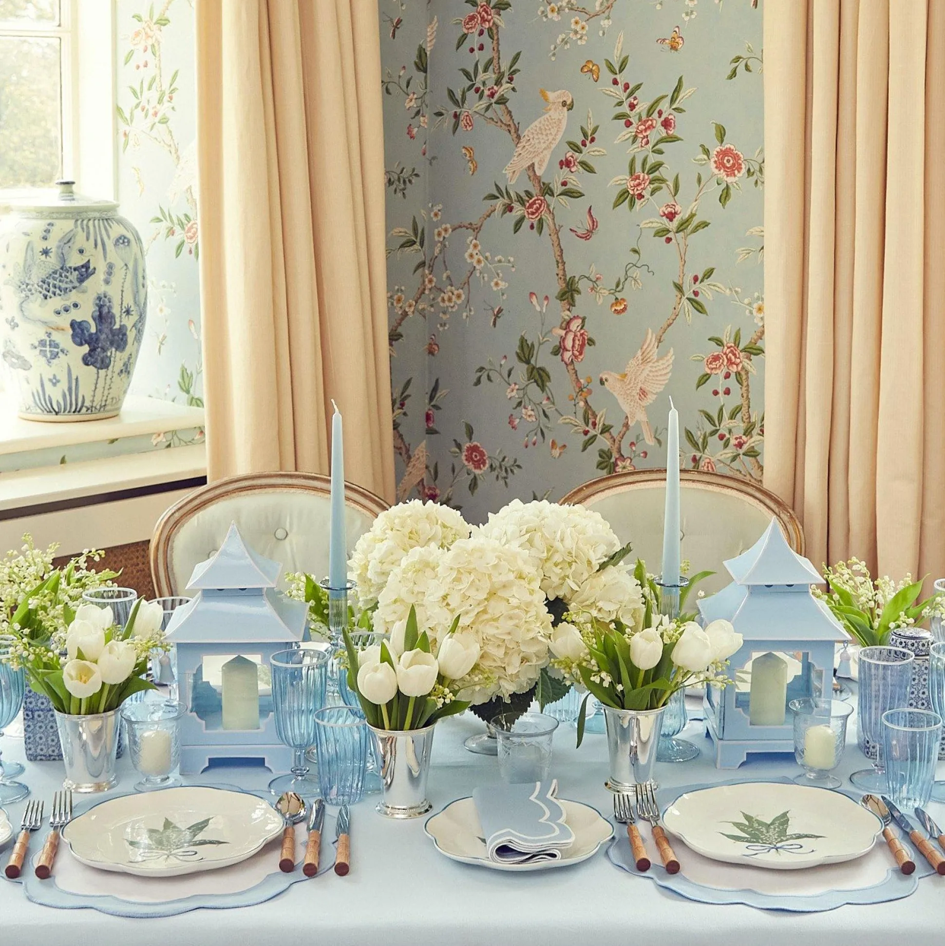 Scalloped Lily Of The Valley Starter Plate