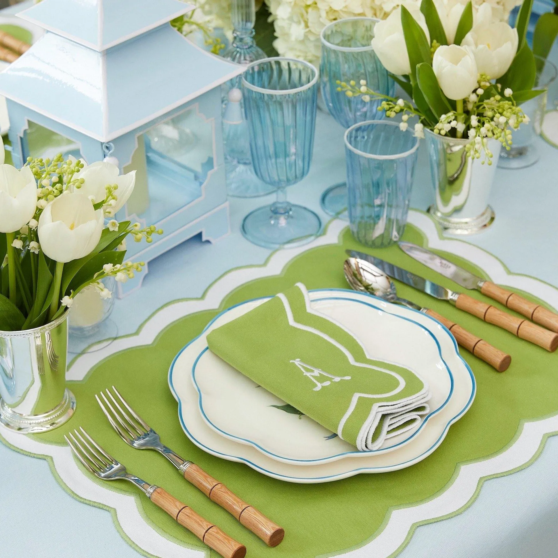 Scalloped Lily Of The Valley Starter Plate