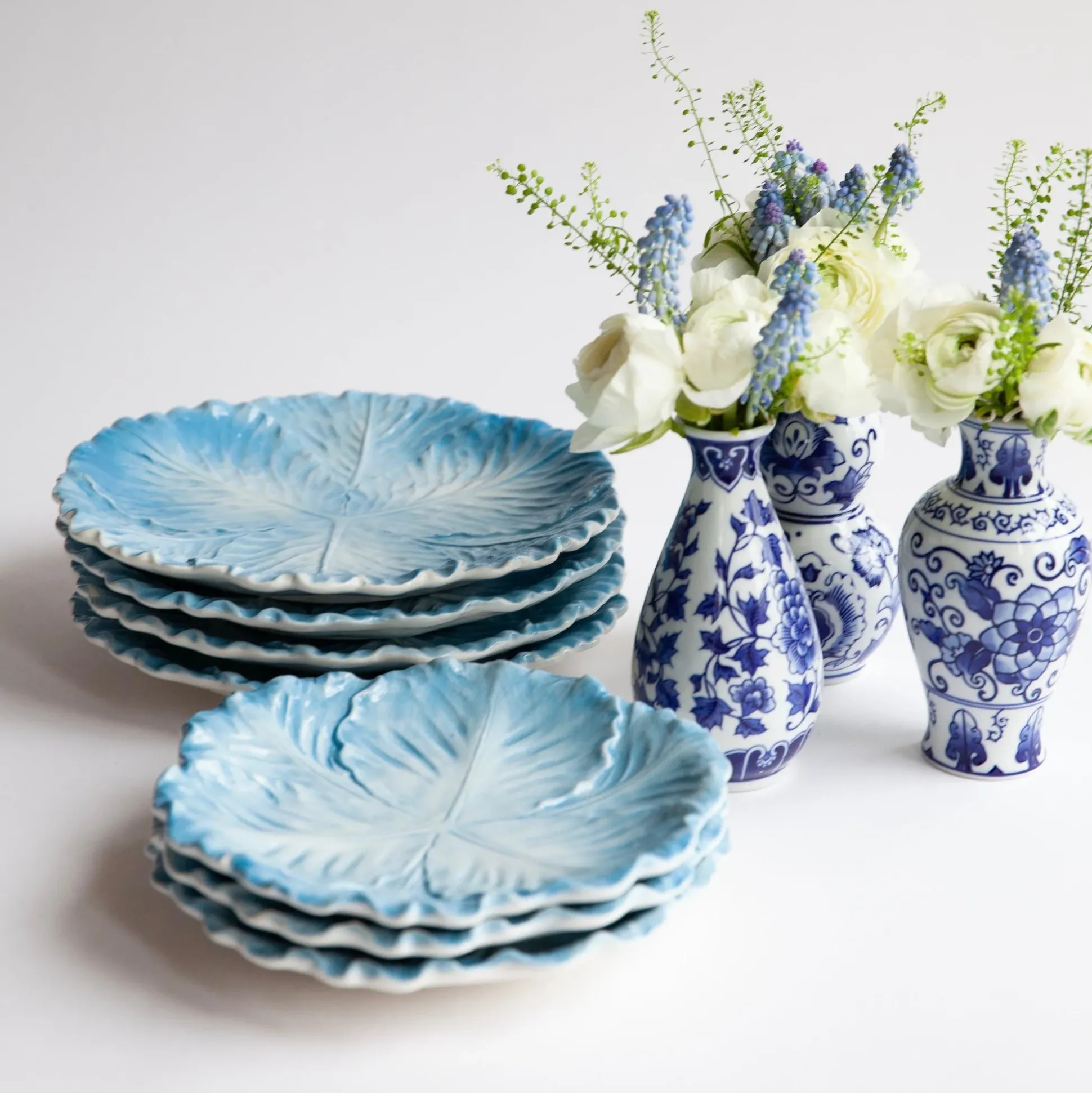 Serena Cabbage Starter Plate (Set Of 4)