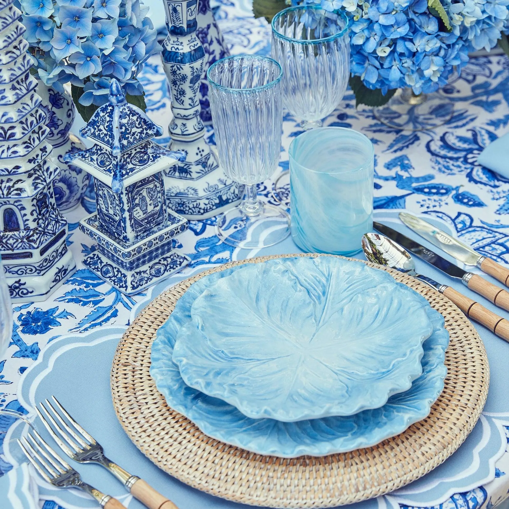 Serena Cabbage Starter Plate (Set Of 4)