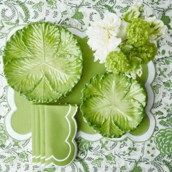 Serena Green Cabbage Dinner Plate (Set Of 4)