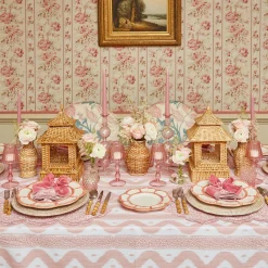 Serena Pink Leopard Napkins (Set Of 4)