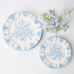 Seville Blue Gardenia Dinner Plate