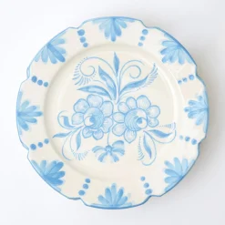 Seville Blue Gardenia Dinner Plate