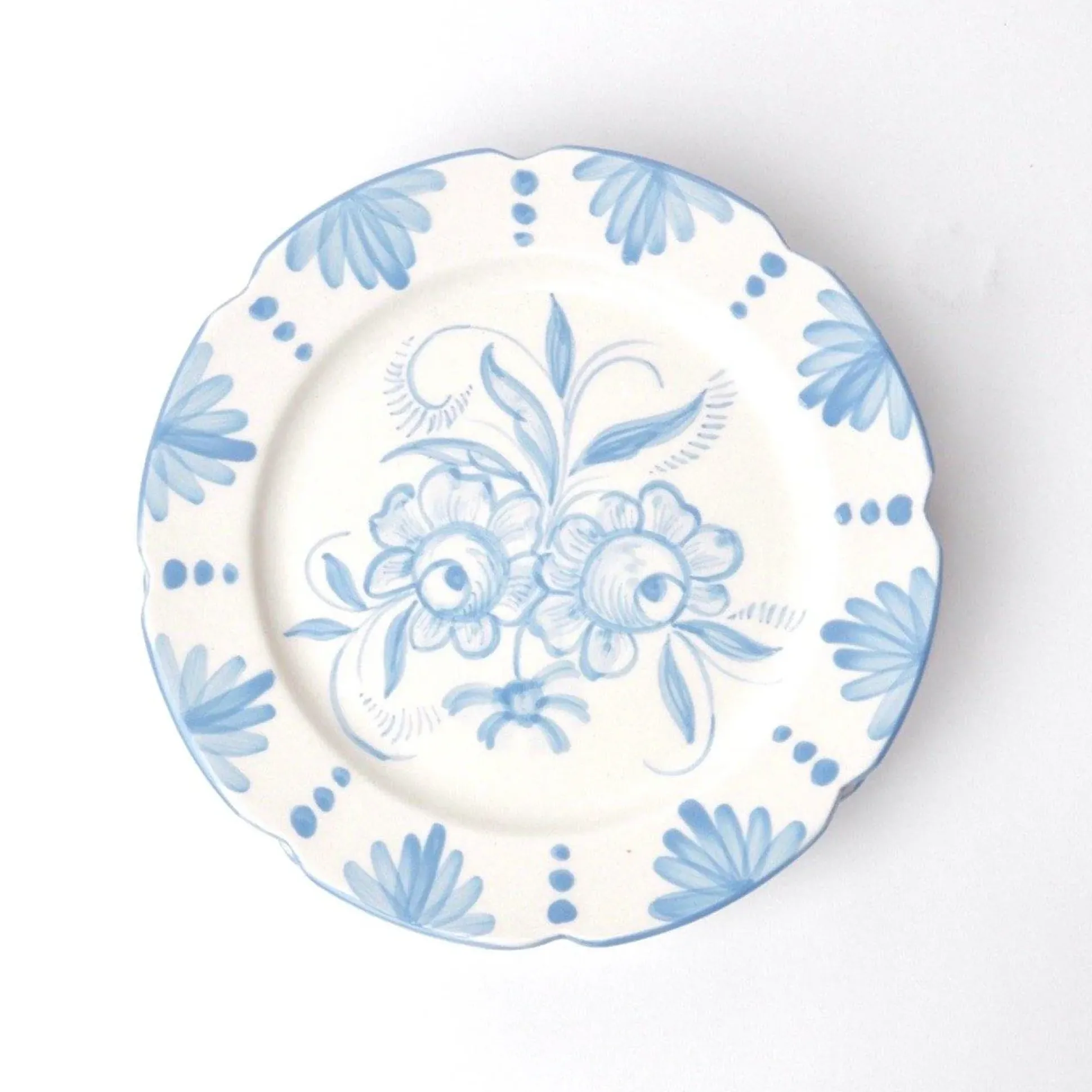 Seville Blue Gardenia Dinner Plate