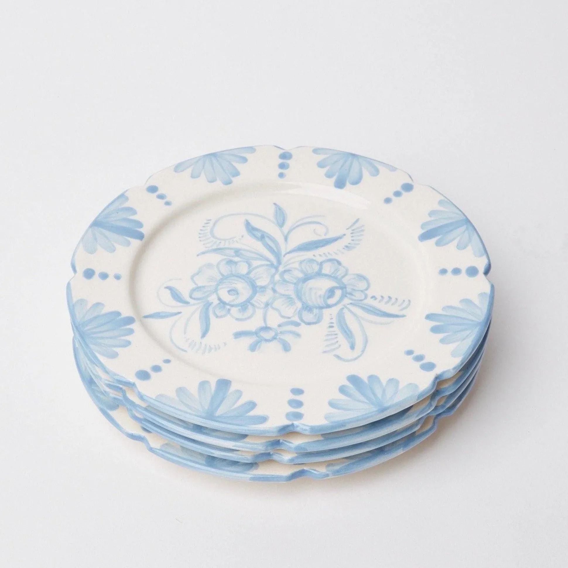 Seville Blue Gardenia Dinner Plate