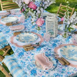 Seville Blue Gardenia Dinner Plate