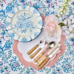 Seville Blue Gardenia Dinner Plate