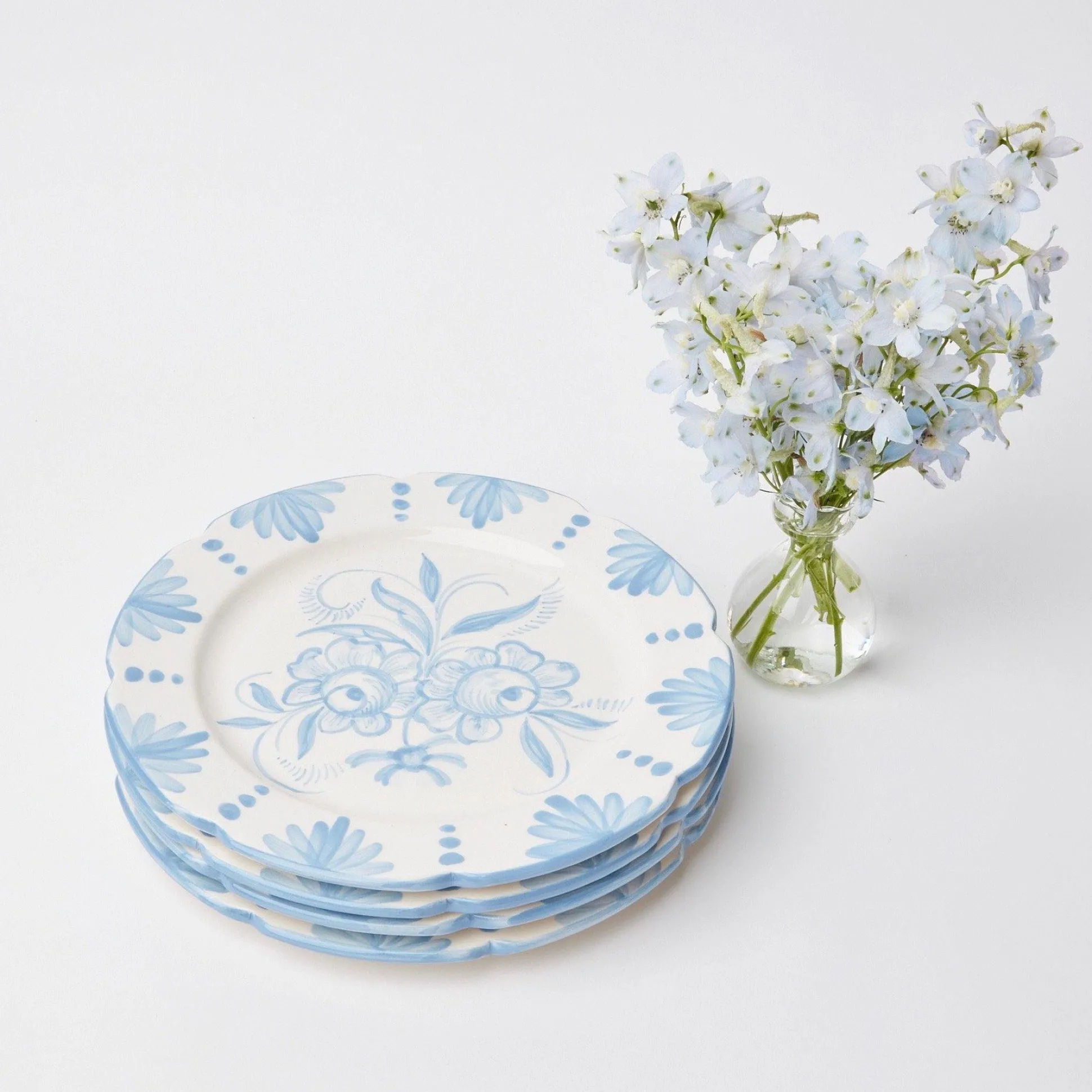 Seville Blue Gardenia Starter Plate