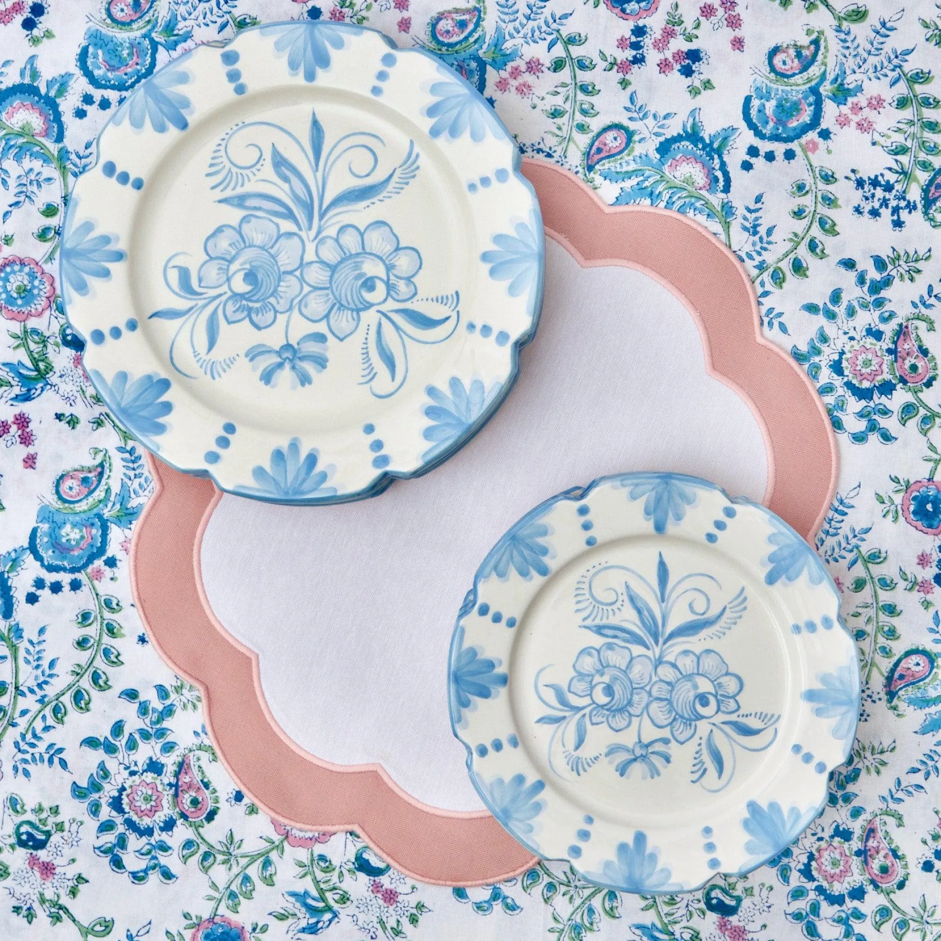 Seville Blue Gardenia Starter Plate