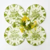 Seville Green Gardenia Starter Plates (Set Of 4)