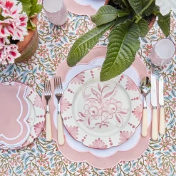 Seville Pink Gardenia Dinner Plate (Set Of 4)