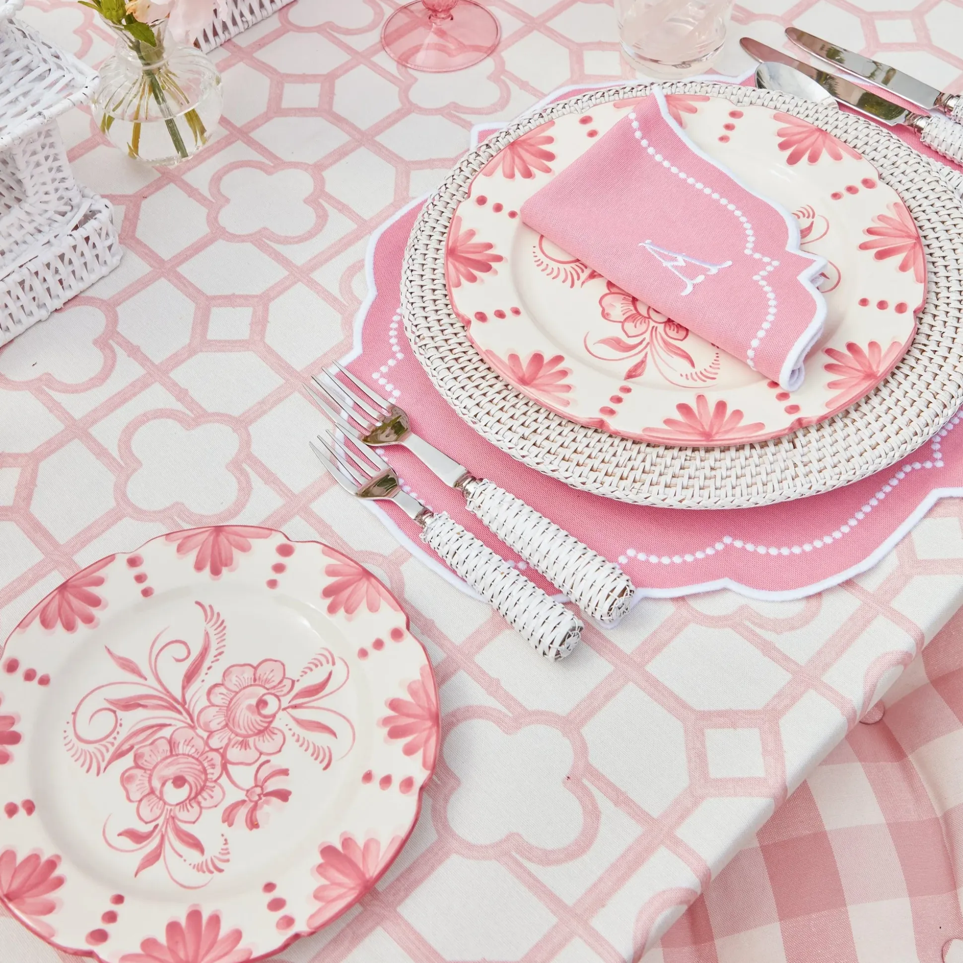 Seville Pink Gardenia Dinner Plate