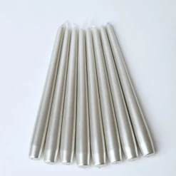 Silver Candles (Set Of 8)