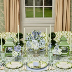 Small Blue Fluted Vase (Set Of 3)