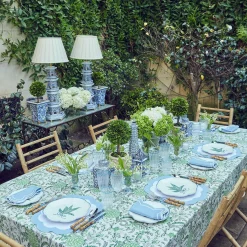 Small Blue Fluted Vase (Set Of 3)