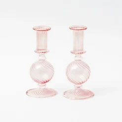 Small Camille Peony Candle Holder (Pair)
