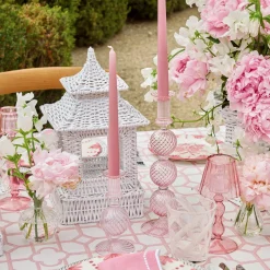 Small Camille Peony Candle Holder (Pair)