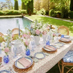 Small White Rattan Urn Vase