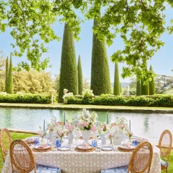 Small White Rattan Urn Vase