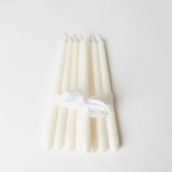 Snow White Candles (Set Of 8)