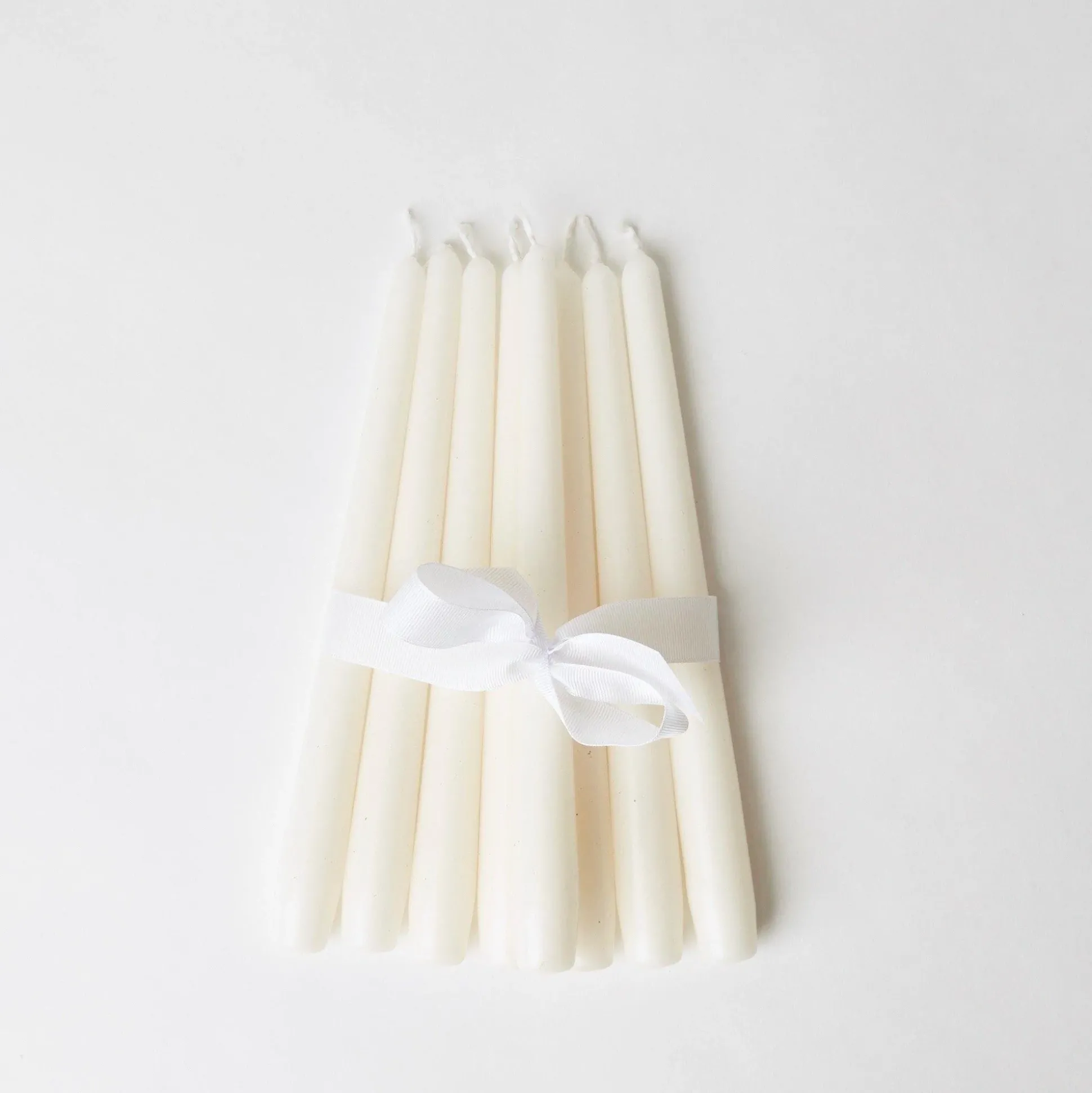 Snow White Candles (Set Of 8)