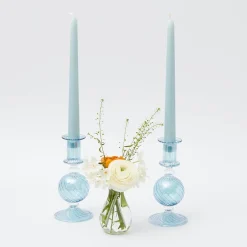 Soft Blue Candles (Set Of 8)