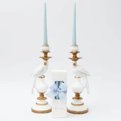 Soft Blue Candles (Set Of 8)