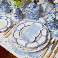 Square Floral Print Ginger Jar